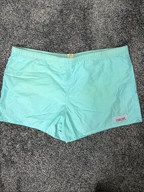 VTG 80’s Catchit Men’s Mint Swim Trunks - 34